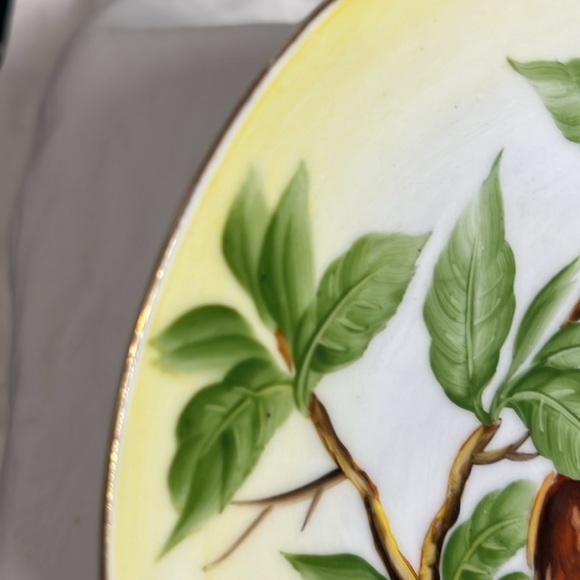 Hinode Japan decorative plate Fruit motif/Pommegranite #Japancore #Victorian - Picture 3 of 5